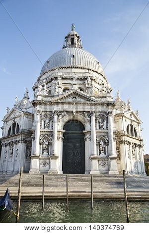 The Basilica Santa Maria della Salute in Venice Italy