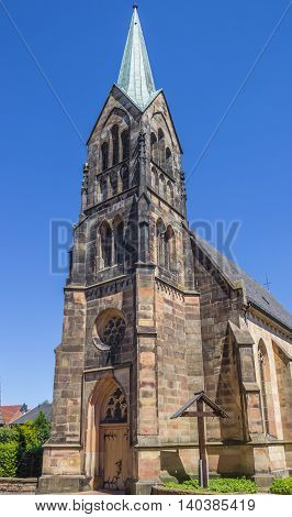 Catholic church in the historical center of Schuttorf Germany