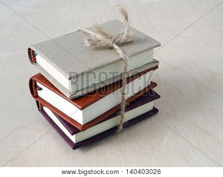 Pile of Small Books. Back to School.