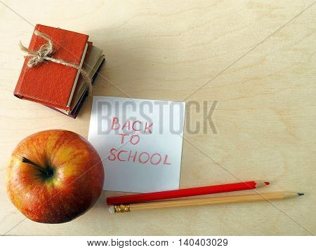 Back to School. Free Space for Your Text