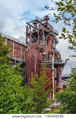 Landschaftspark Nord Duisburg blast fornace Industry and Nature