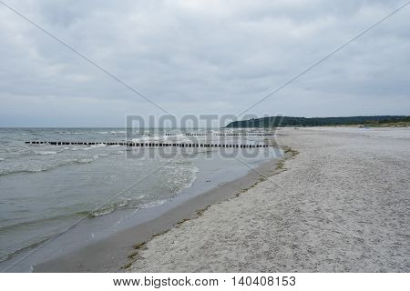 Sandy Beach on Hiddensee Island in Germany