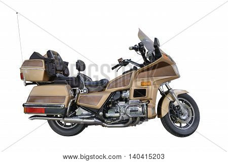 image of motorcycle isolated on white background