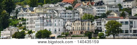 old town port sassnitz panorama ruegen architecture