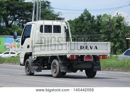 CHIANGMAI THAILAND -JULY 26 2016: Private Deva Truck. Deva is Product of China. On road no.1001 8 km from Chiangmai Business Area.