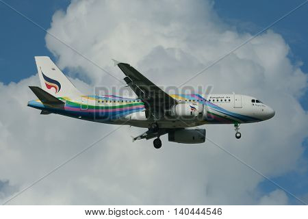 Hs-pgy Airbus A319-100 Of Bangkok Airway.