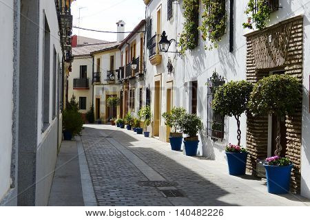 A street view in siesta hours in Sevilla