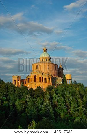 Bologna,it - Circa June 2012 - View Of S.luca Church On The Hills Near Bologna, Circa June 2012.