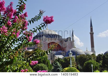 View Of Istanbul, Blue Mosque And Sultanhamet