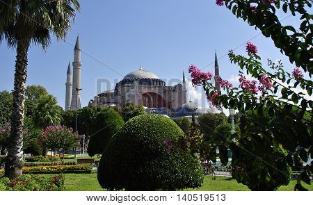 View Of Istanbul, Blue Mosque And Sultanhamet