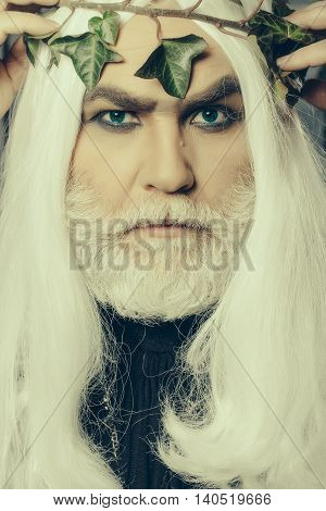 Zeus Man With Vine