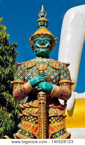 Giant Statue At Thai Temple
