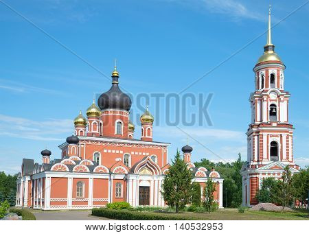 The old resurrection Cathedral in Staraya Russa, day in june. Novgorod region, Russia