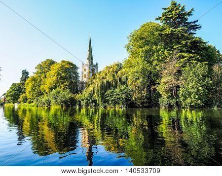 Holy Trinity Church In Stratford Upon Avon Hdr