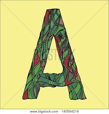 Vector Abstract Alphabet