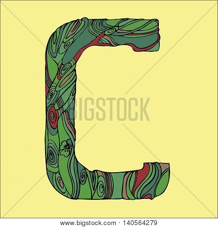 Vector Abstract Alphabet
