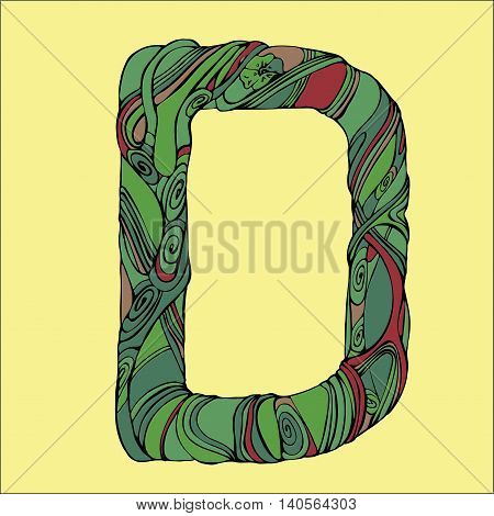 Vector Abstract Alphabet