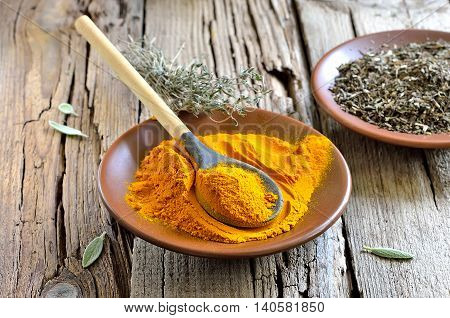 Ubtan. Traditional natural herbal cosmetic agent for skin and hair care