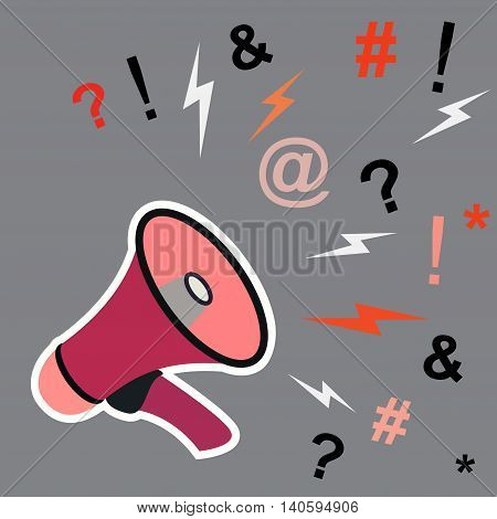 Megaphone Icon Design