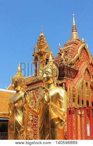 Doi Suthep, Templo no cimo da montanha em Chiang Mai, Tailândia