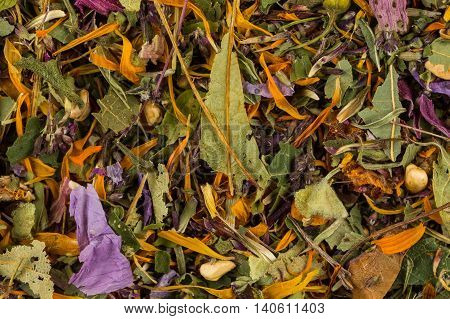 Dried Herbal Tea Leaves