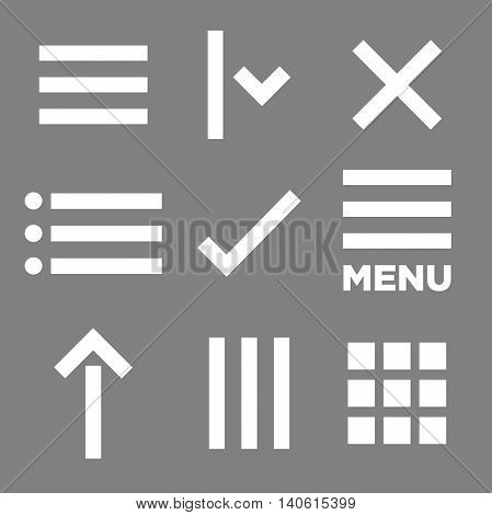 Flat Menu Icon Illustration