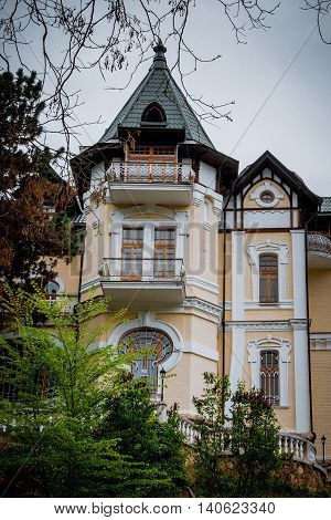 Art Nouveau or Liberty Stile villa building from the early 20th century.