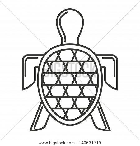 turtle sea silhouette icon vector isolated graphic