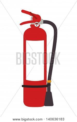 flat design fire extinguisher icon vector illustration