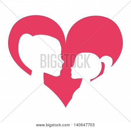 mother daughter silhoeutte icon vector isolated graphic