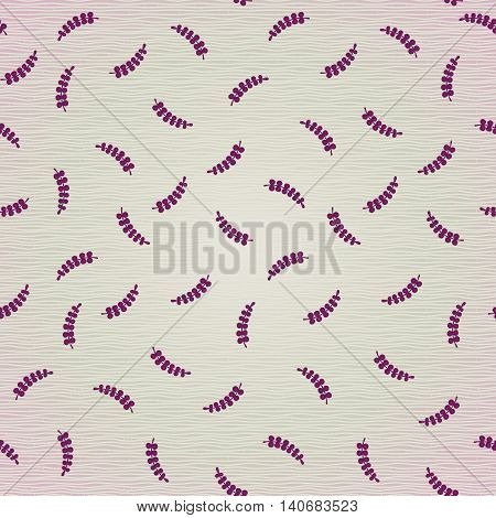 Seamless Background With Leaves.