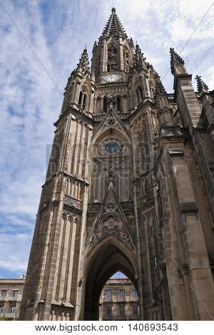 Bell Tower of Cathedral of Good Shepherd (San Sebastián Spain)