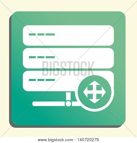 Server Arrows Icon In Vector Format. Premium Quality Server Arrows Symbol. Web Graphic Server Arrows