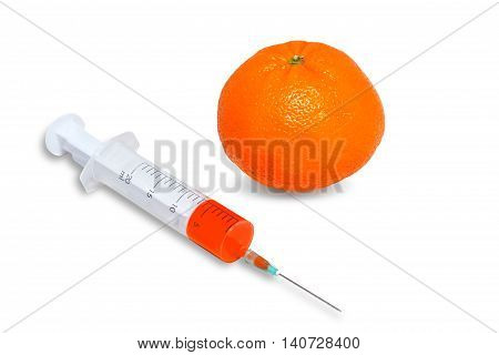 Orange. Genetically Modified
