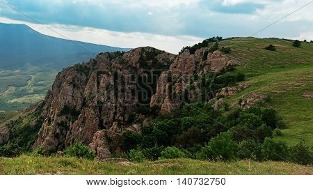 View Of The Mountain Demerdzhi