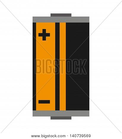 battery alcaline energy icon vector illustration design