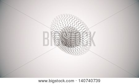Metamorphose Of Amorphous Shape From Dots