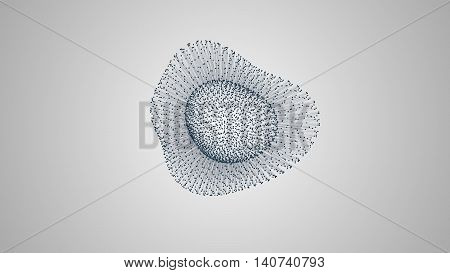 Metamorphose Of Amorphous Shape From Dots