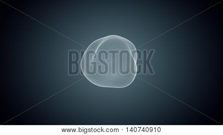 Metamorphose Of Amorphous Shape From Dots