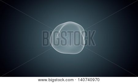 Metamorphose Of Amorphous Shape From Dots