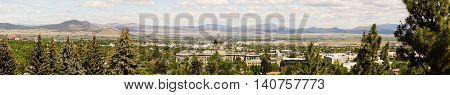 Helena Montana Capital Building with mountain background