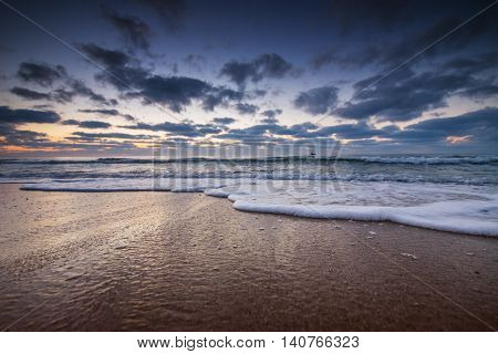 Sea Wave Close Up, Low Angle View