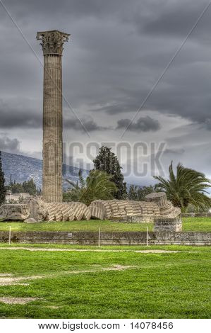 O Templo de Zeus Olímpico em Atenas
