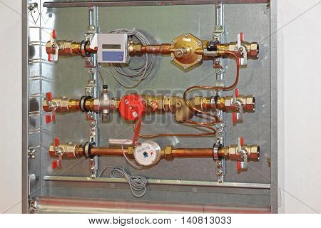 Digital Heat Meter Device for Thermal Energy Flow