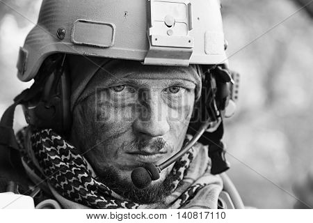 Green Berets US Army Special Forces Group soldiers in action