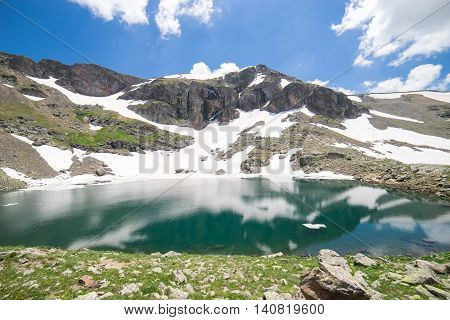 Crater Lake Sky And Reflection, Giresun - Turkey
