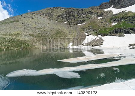 Crater Lake Sky And Reflection, Giresun - Turkey