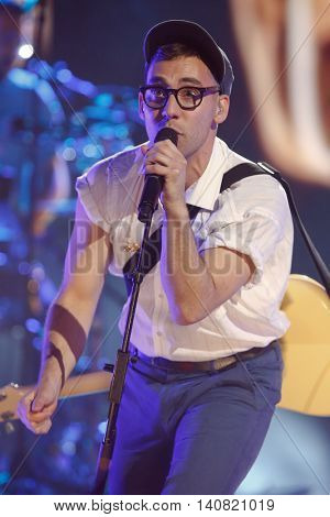 NEW  YORK-NOV 13: Jack Antonoff of Bleachers performs on stage during VH1's 2nd Annual 'You Oughta Know Live In Concert' 2014 at Hammerstein Ballroom on November 13, 2014 in New York City.