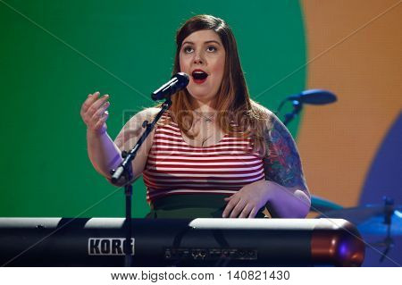 NEW  YORK-NOV 13: Mary Lambert performs on stage during VH1's 2nd Annual 'You Oughta Know Live In Concert' 2014 at Hammerstein Ballroom on November 13, 2014 in New York City.