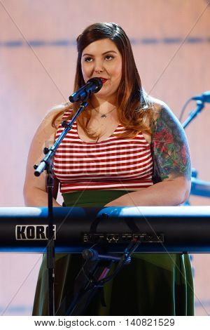 NEW  YORK-NOV 13: Mary Lambert performs on stage during VH1's 2nd Annual 'You Oughta Know Live In Concert' 2014 at Hammerstein Ballroom on November 13, 2014 in New York City.